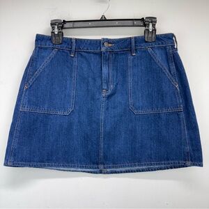 Old Navy size 14 Women's Blue Denim Mission Bay A-line Jean Skirt
